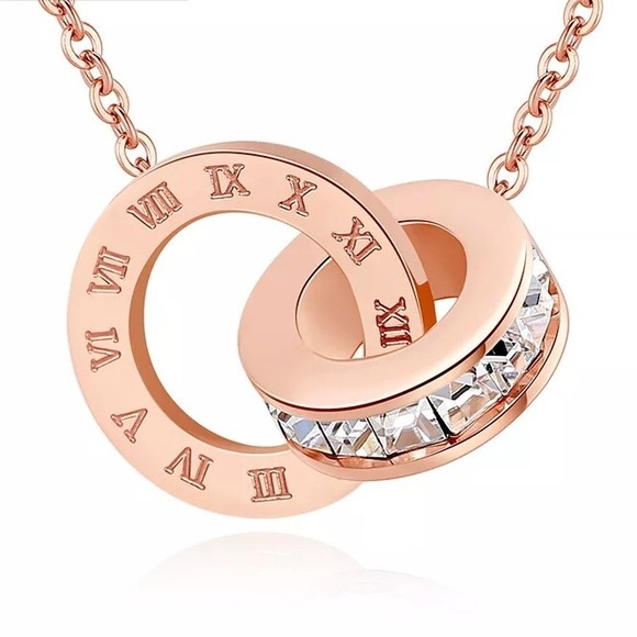 Rose gold pendant necklace - Picture 6 of 8